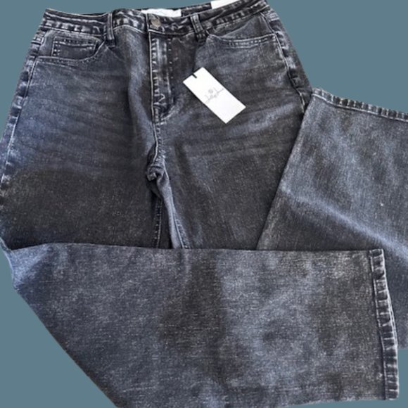 Denim - Jelly Jeans High Waist Acid Washed